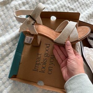 Toms Cream Sandals